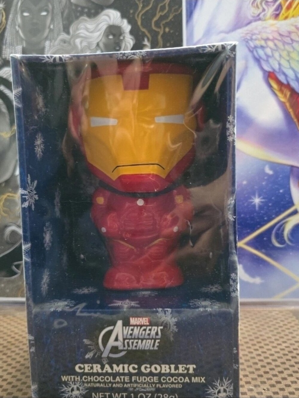Iron Man Ceramic Goblet Cup Brand New In Box Avengers
